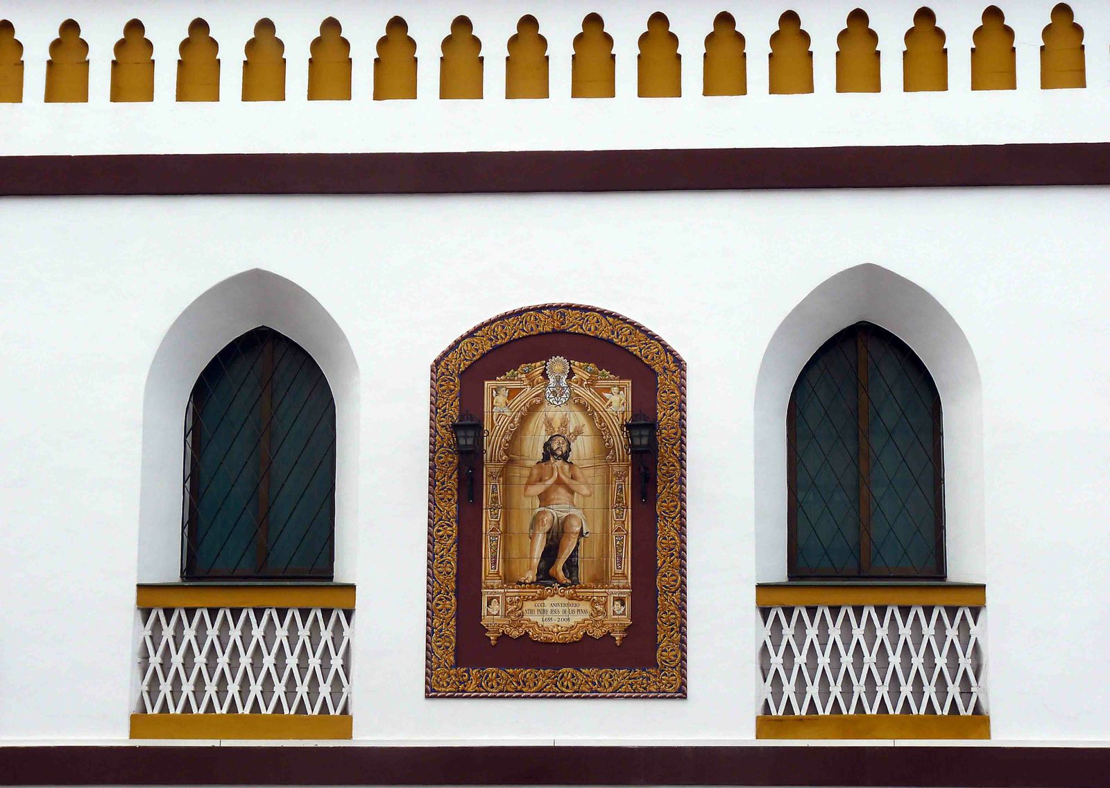Azulejo de Jesús de las Penas en Pagés del Corro.