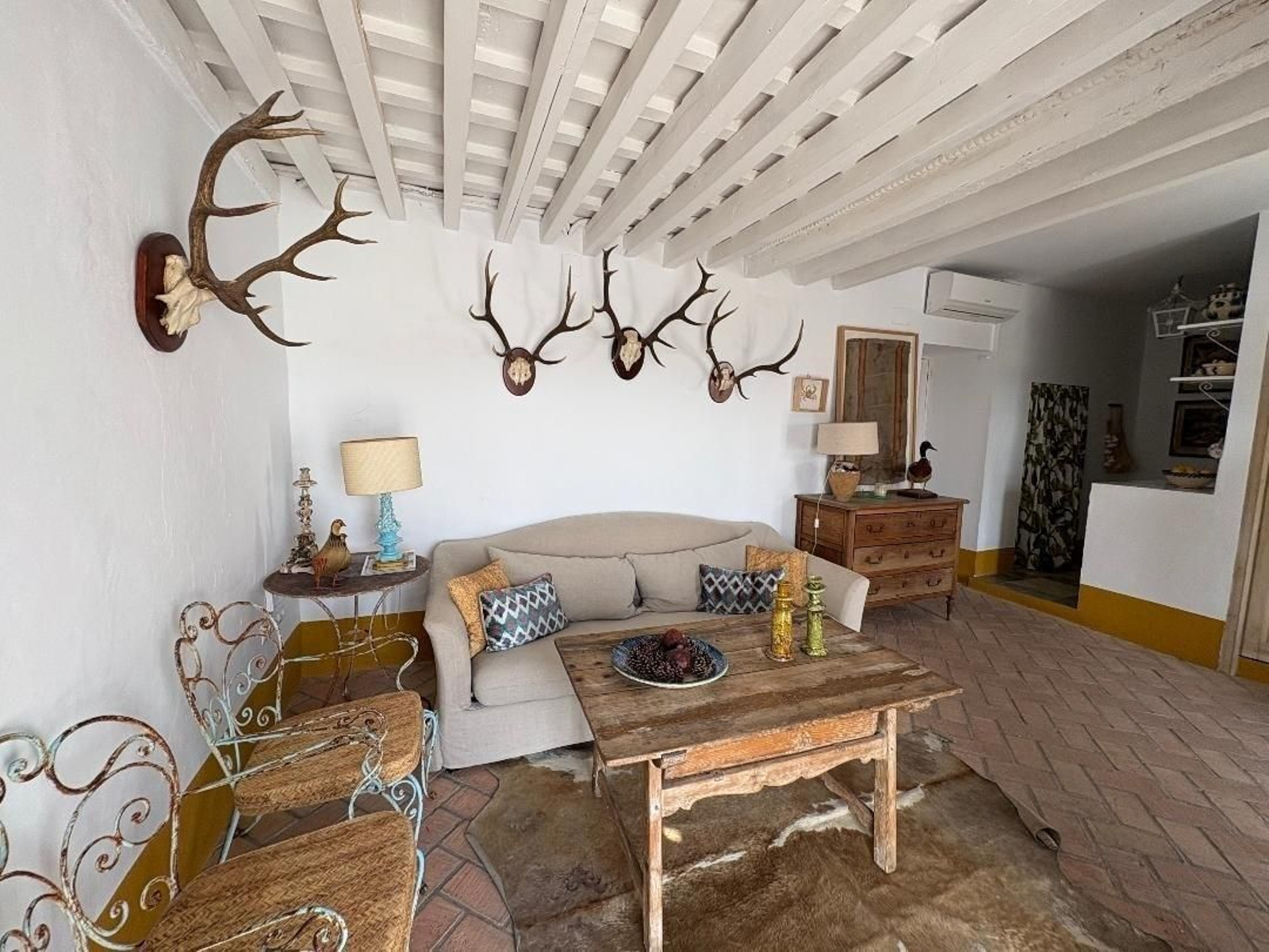 Vista del salón de la casa.