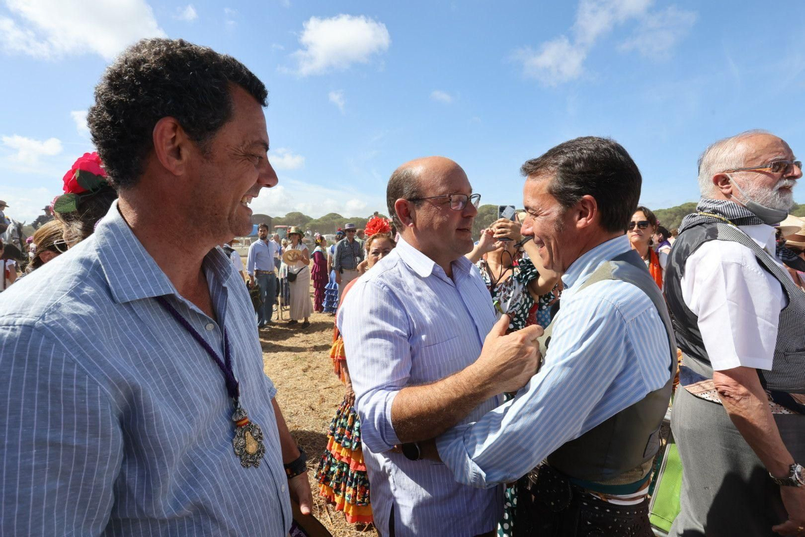 Misa de romeros de las hermandades de Jerez y El Puerto en Marismillas