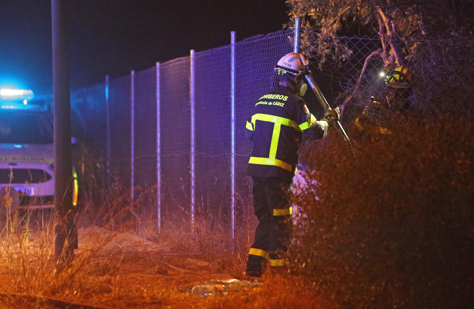 Fotos del incendio de vegetación en La Ermita