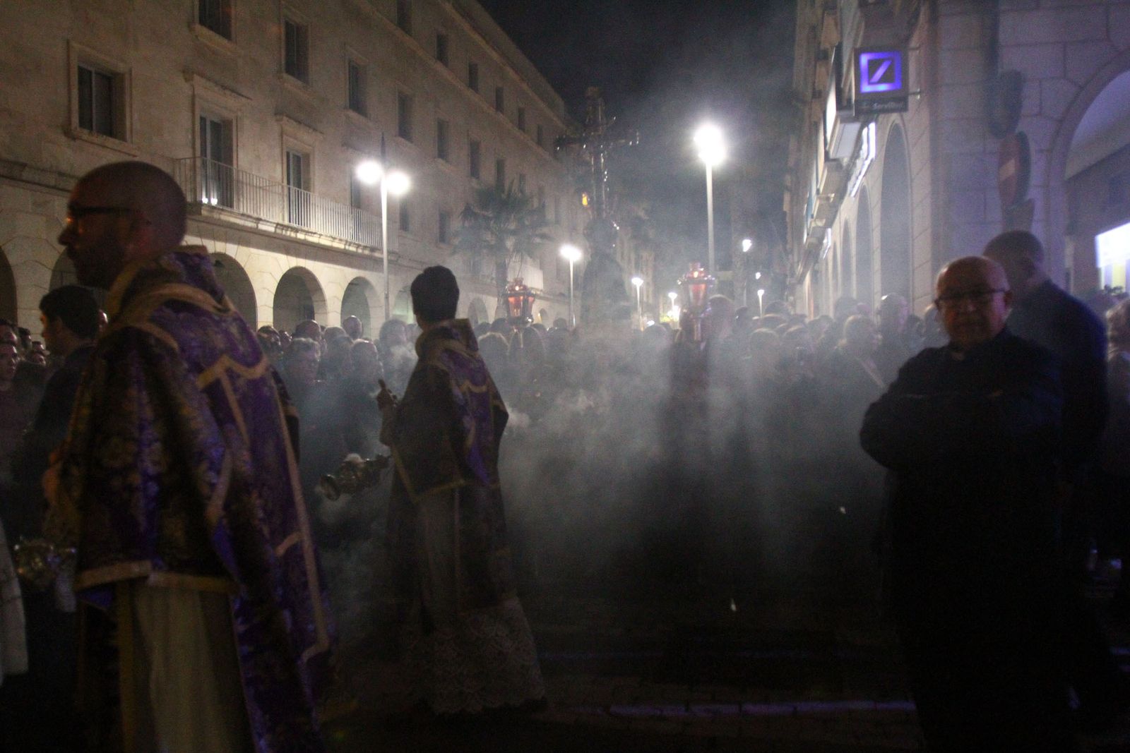El Cristo de la Expiración preside el Vía Crucis del Consejo de Hermandades