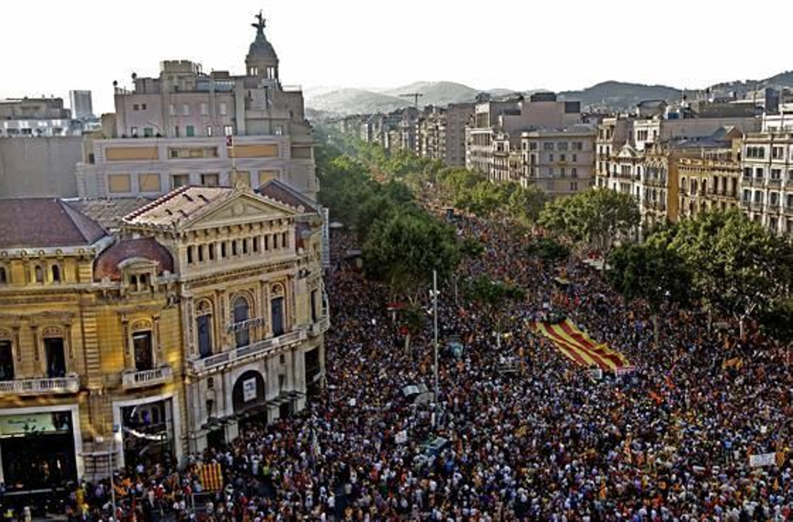Vista general de la manifestación. / EFE