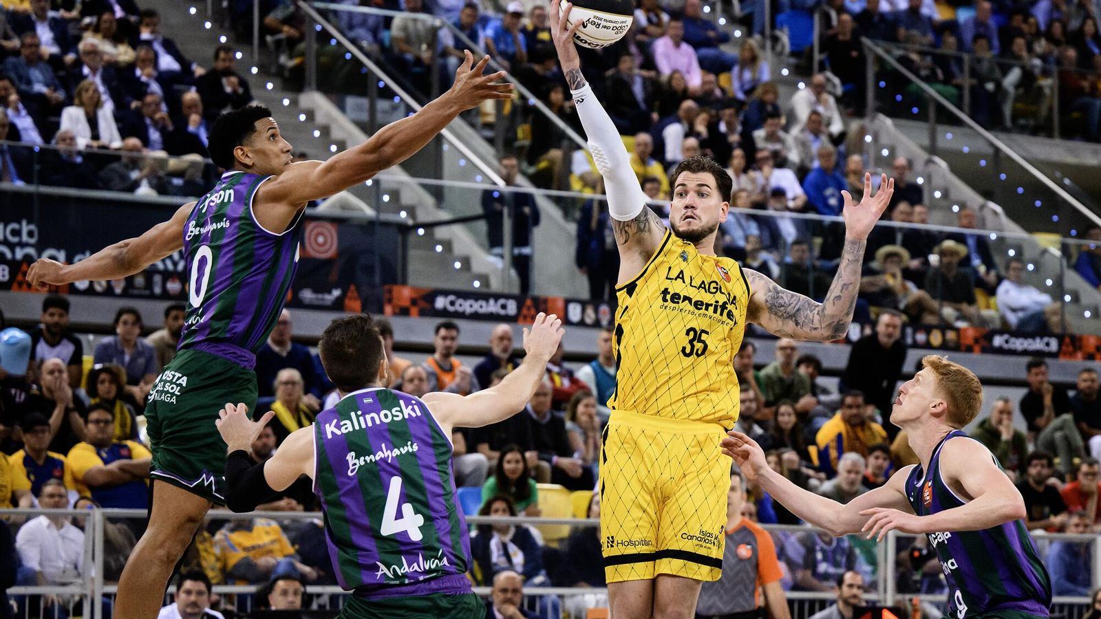 Las fotos del Unicaja - La Laguna Tenerife de Copa del Rey