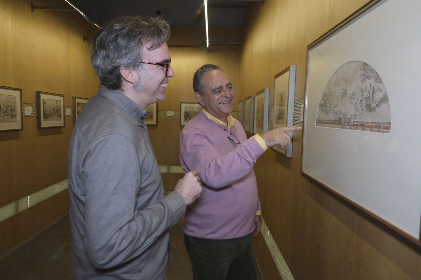 Inauguración de la exposición en el Museo de Bellas Artes.
