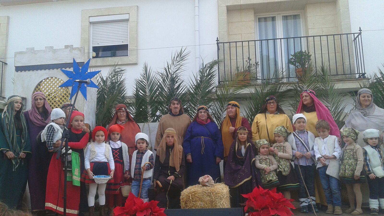 Instante del Belén viviente de Guadalcacín, celebrado este fin de semana.