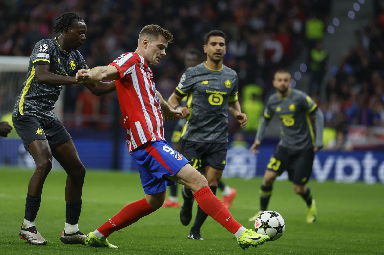 Las mejores imágenes del Atlético de Madrid en su duelo contra el Lille