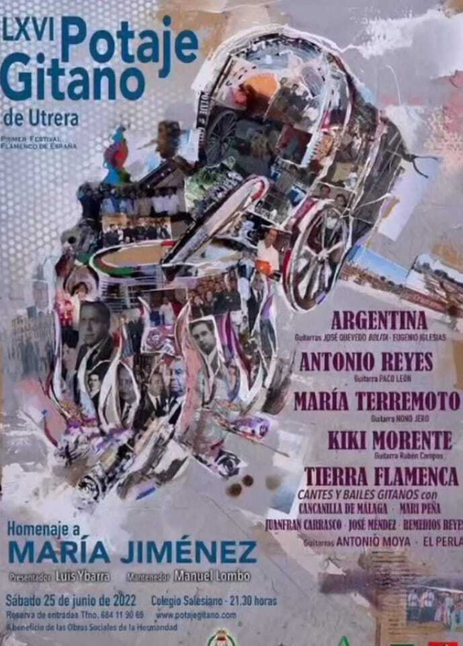 Cartel del LXVI Potaje Gitano de Utrera