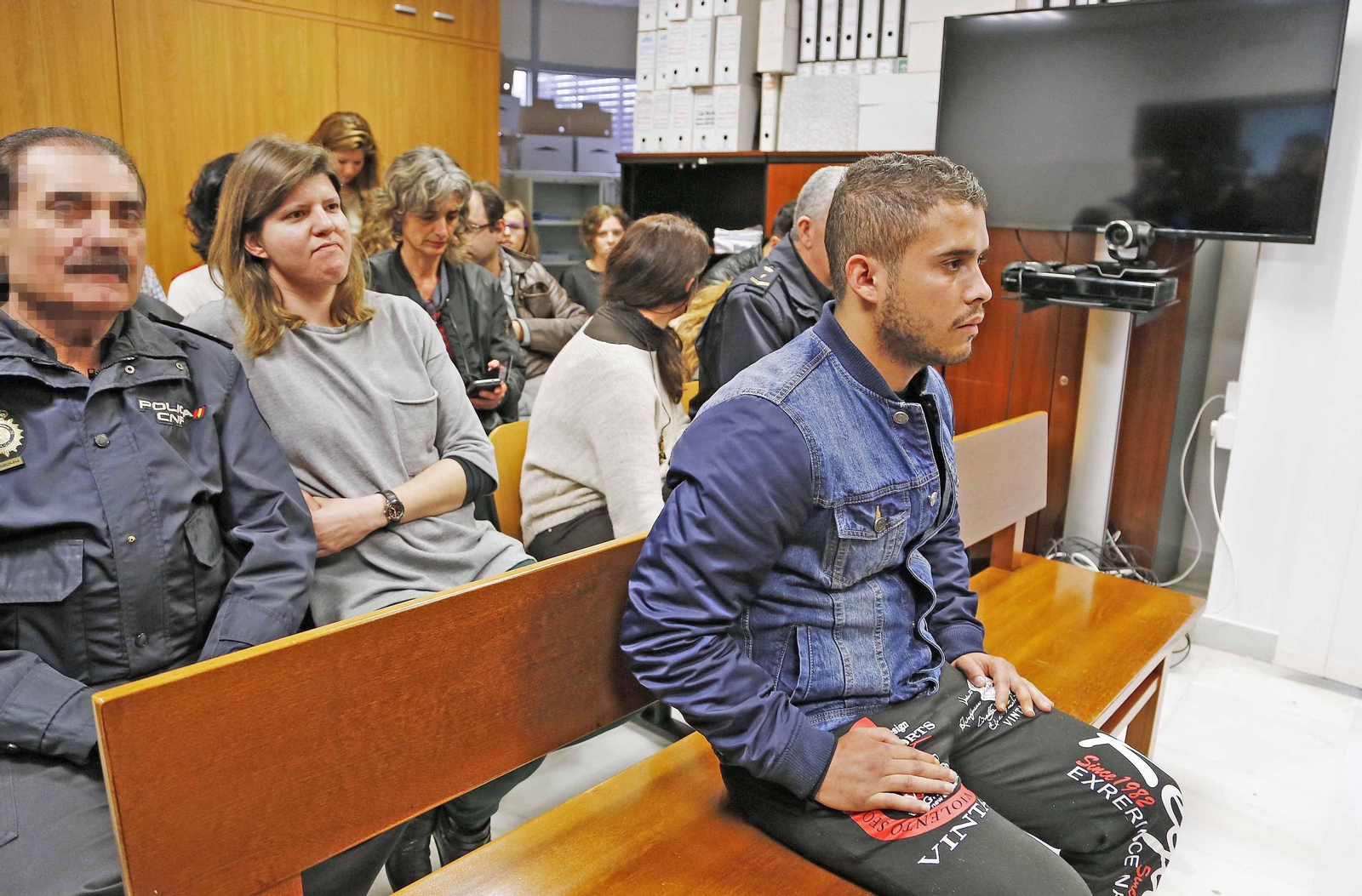 José Fernando, en el banquillo de los Juzgados de lo Penal el pasado martes.