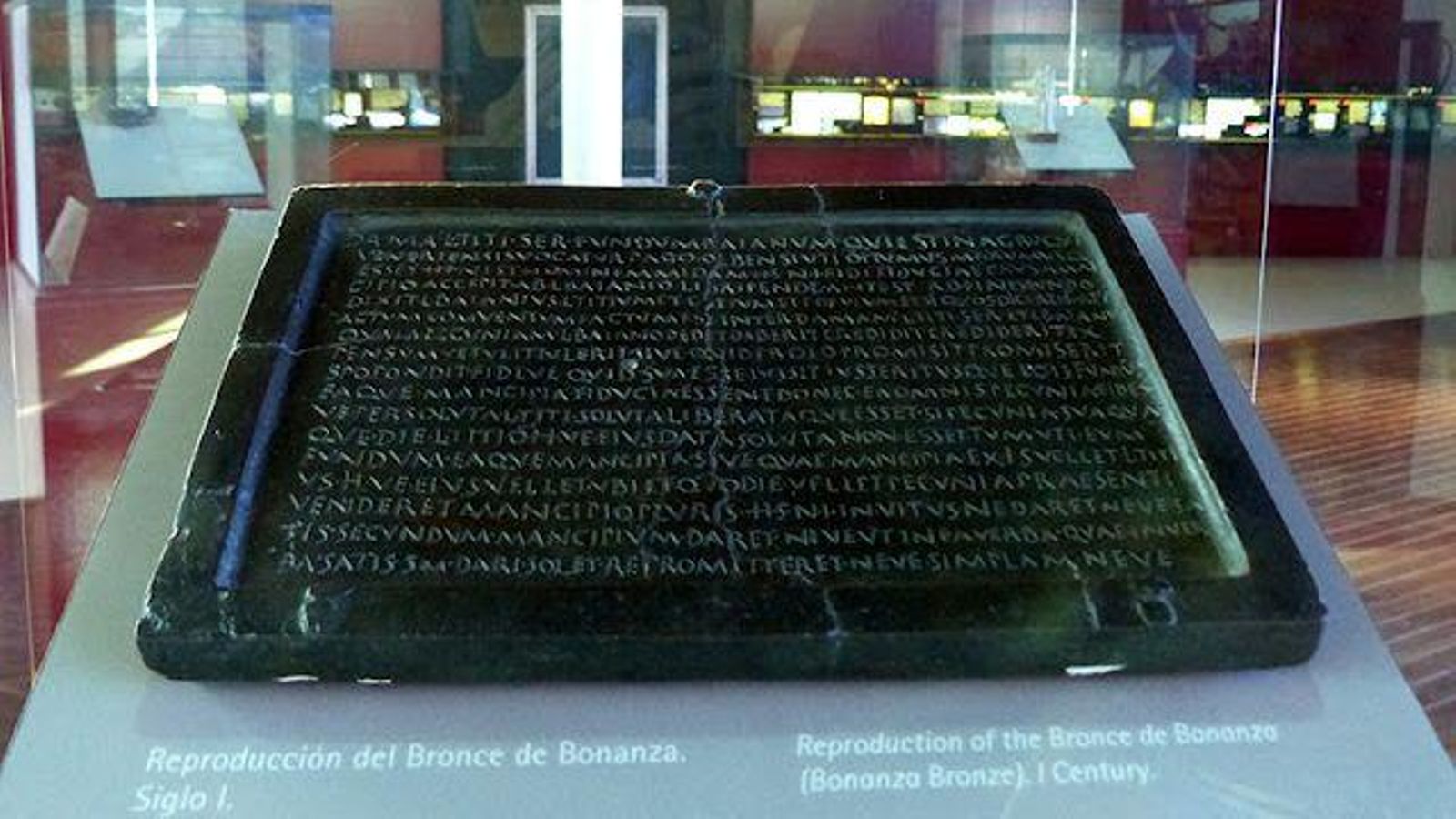 Reproducción del Bronce de Bonanza que se puede encontrar en la Fábrica del Hielo