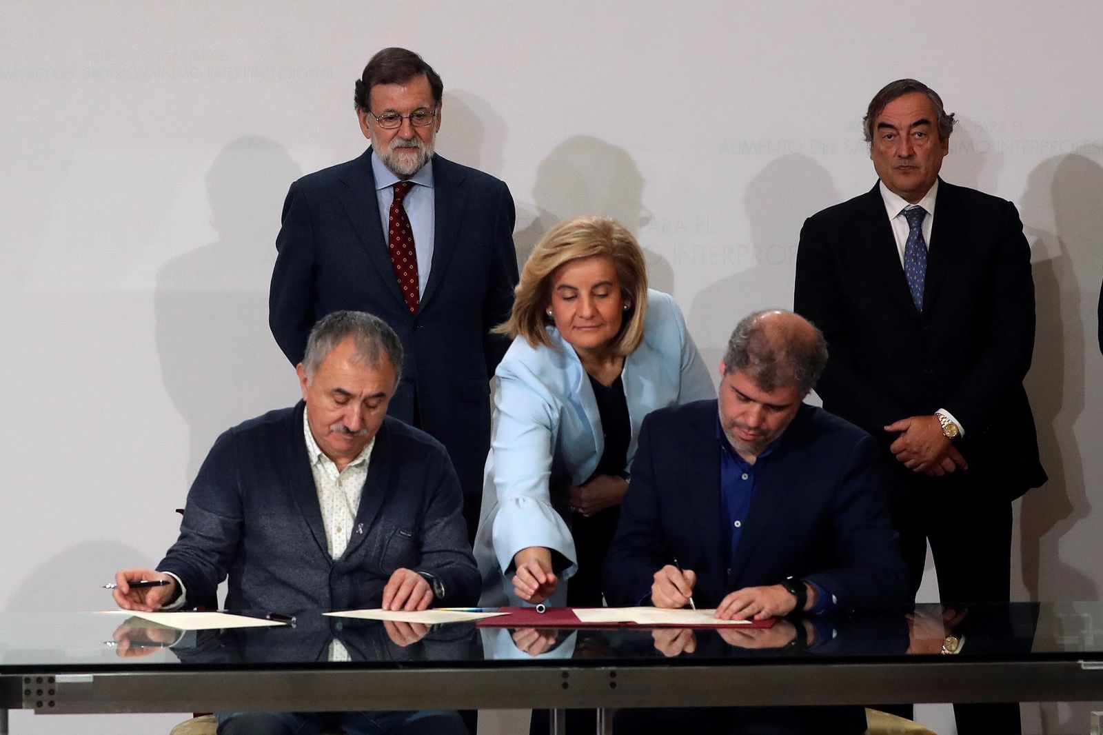 La firma del Salario Mínimo en imágenes