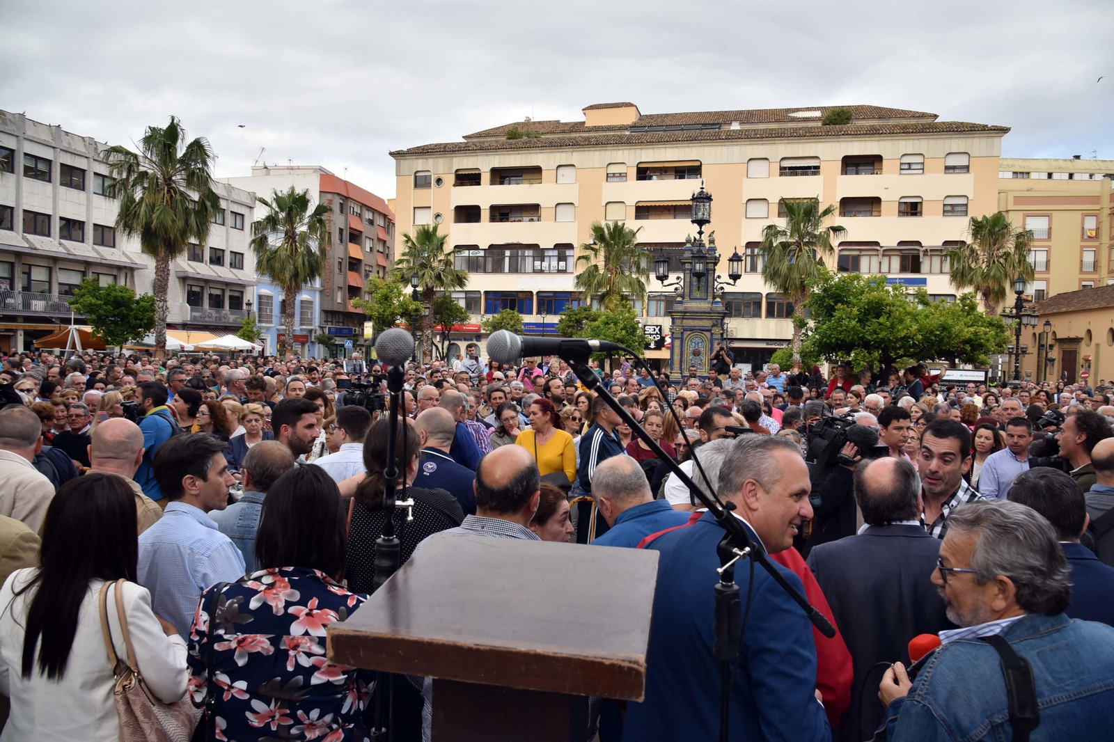 Las imágenes de la manifestación en la Plaza Alta de Algeciras