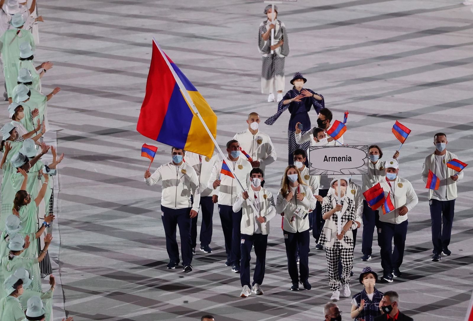 La ceremonia inaugural de los Juegos Olímpicos de Tokio 2020, en imágenes