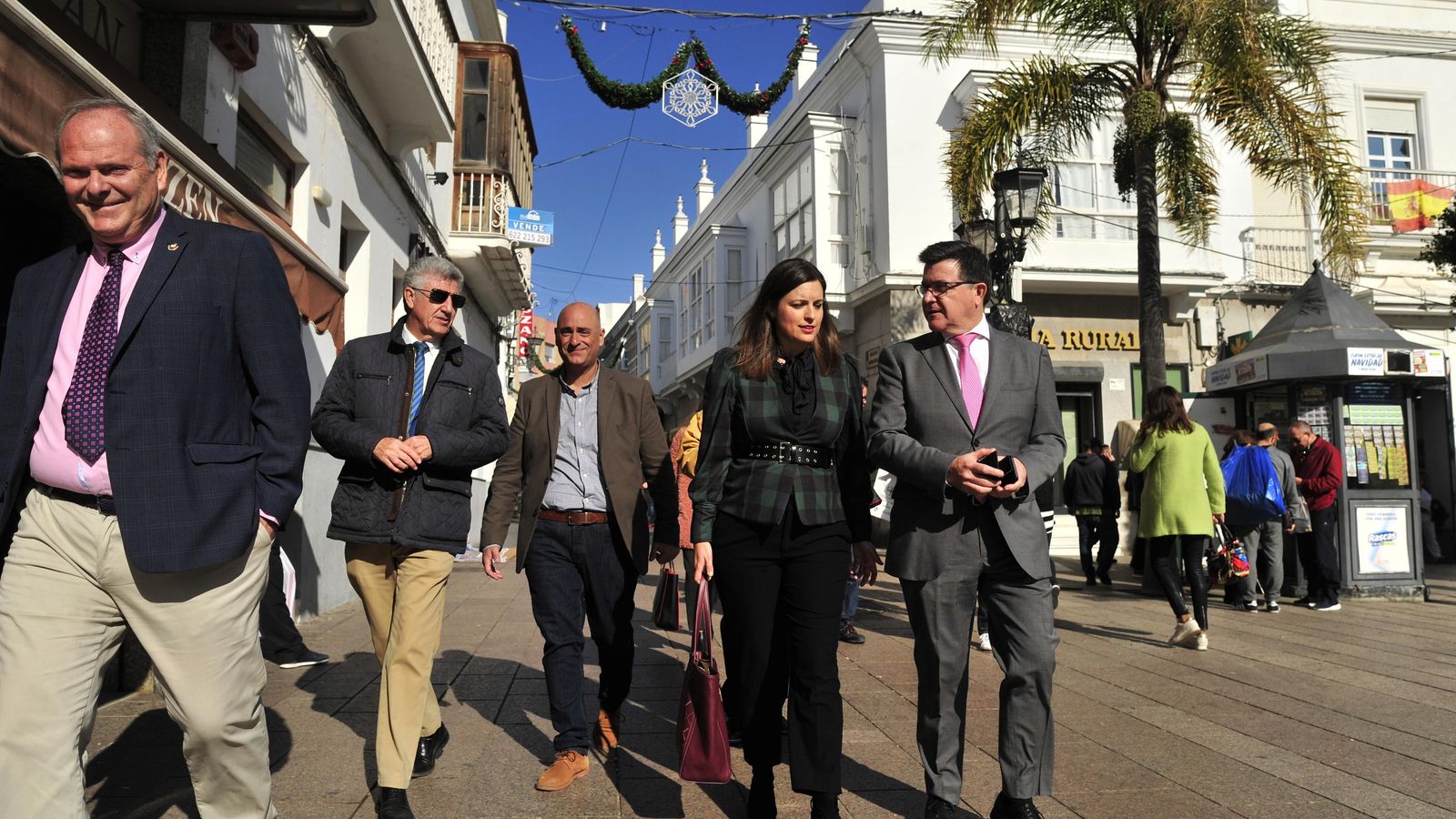 De izquierda a derecha, Antonio Rojas, Manuel Luna, Antonio Víctor Páez, Patricia Cavada y Ernesto Pardo.