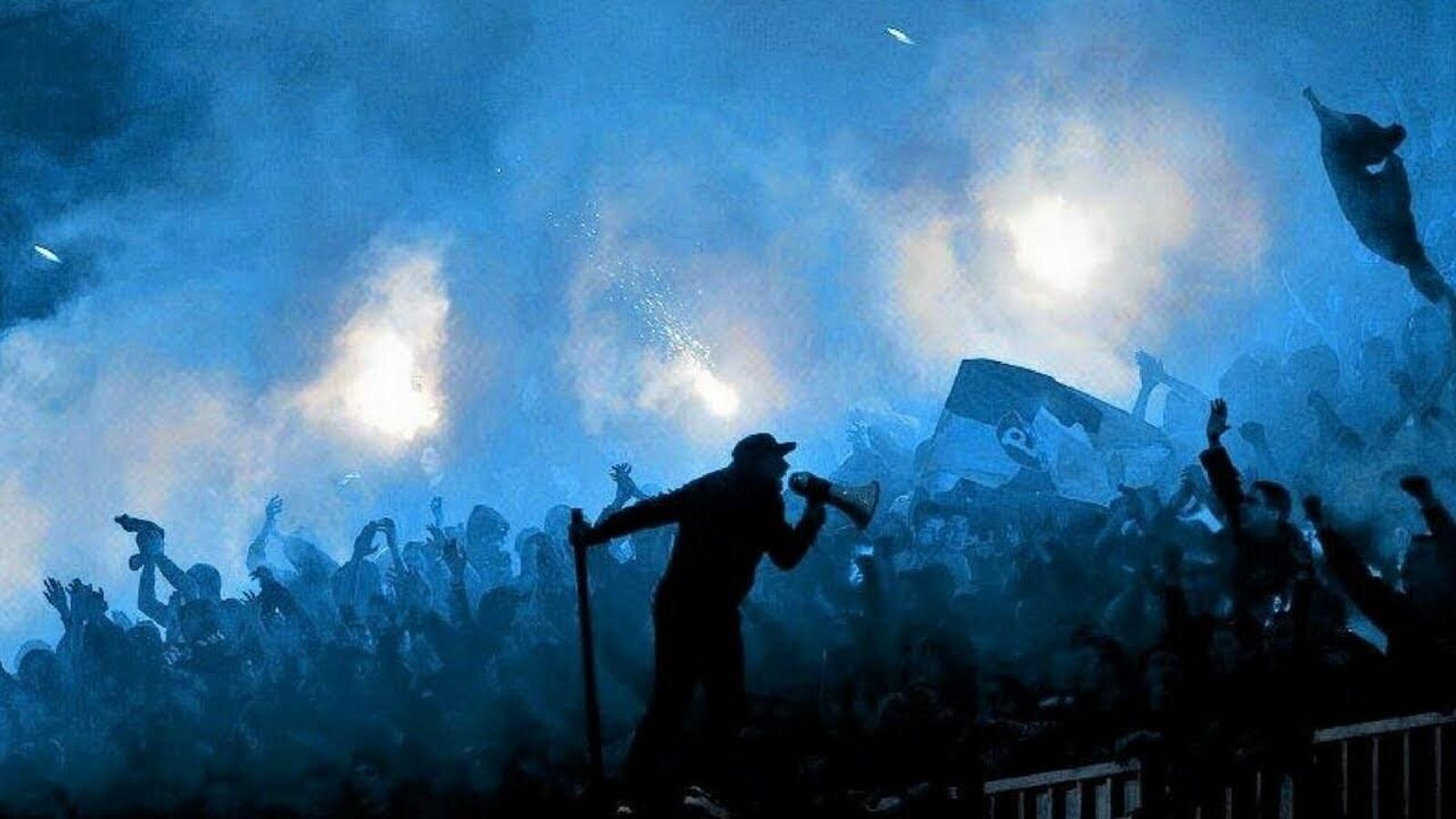 Los temibles ultras del Dínamo de Zagreb, los Bad Blue Boys.