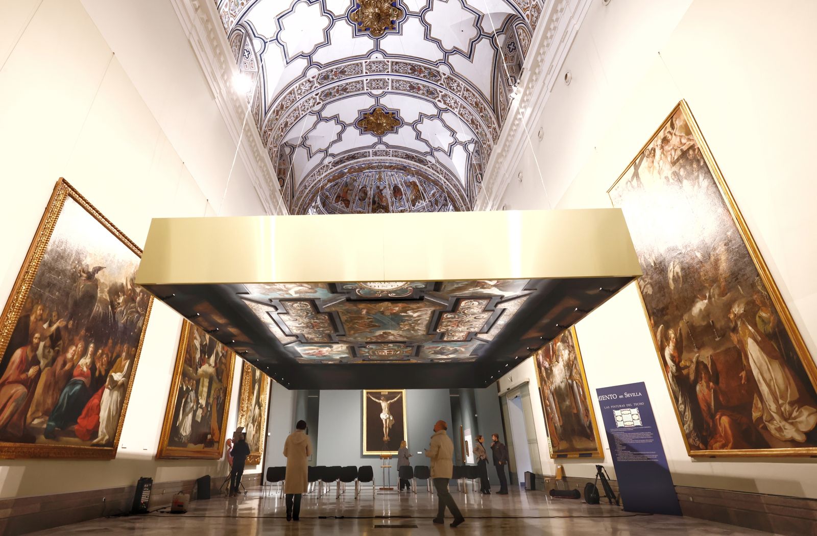 El techo de Arguijo en la Sala V del Museo.