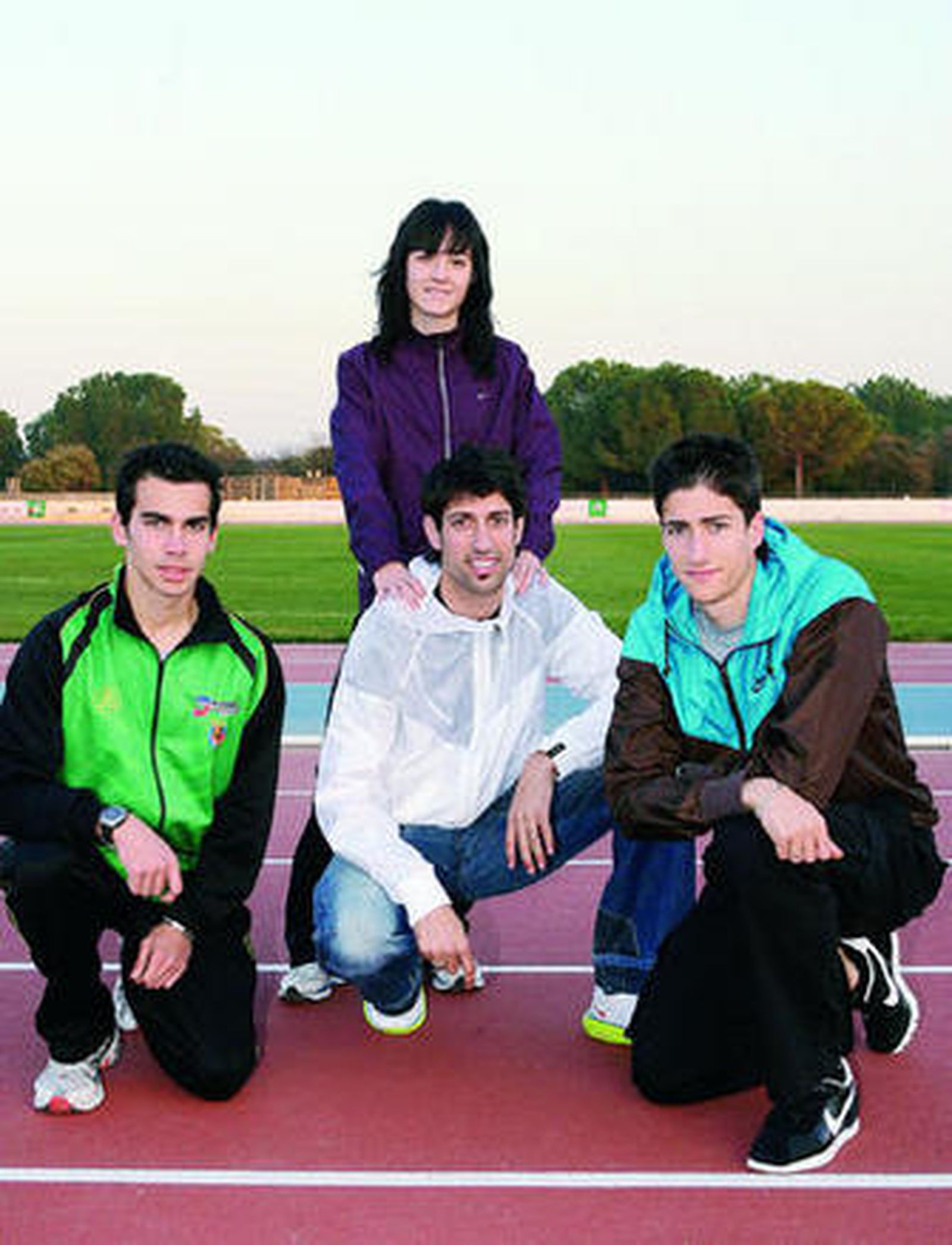 Kevin López, Antonio Reina, Luis A. Marco y Almudena Rodríguez.