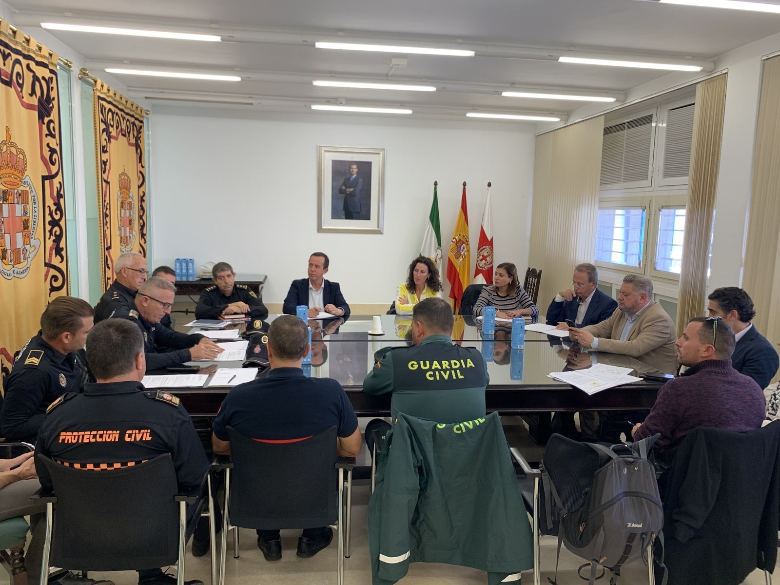 Reunión de la Junta de Seguridad.