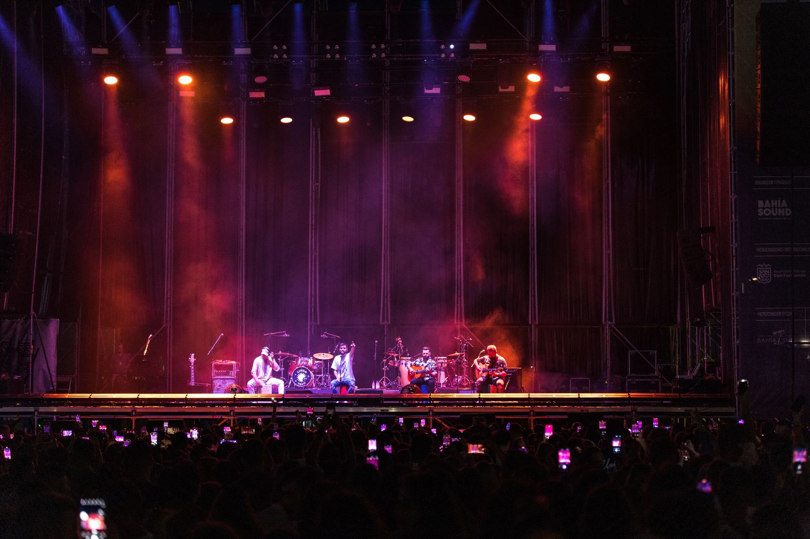 Raúle, en concierto en el Bahía Sound de San Fernando