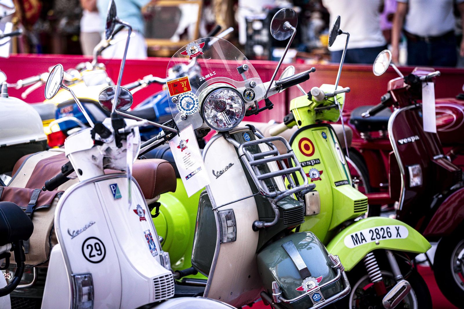 Imágenes del curioso mercadillo de antigüedades en el convento de Santo Domingo en Cádiz