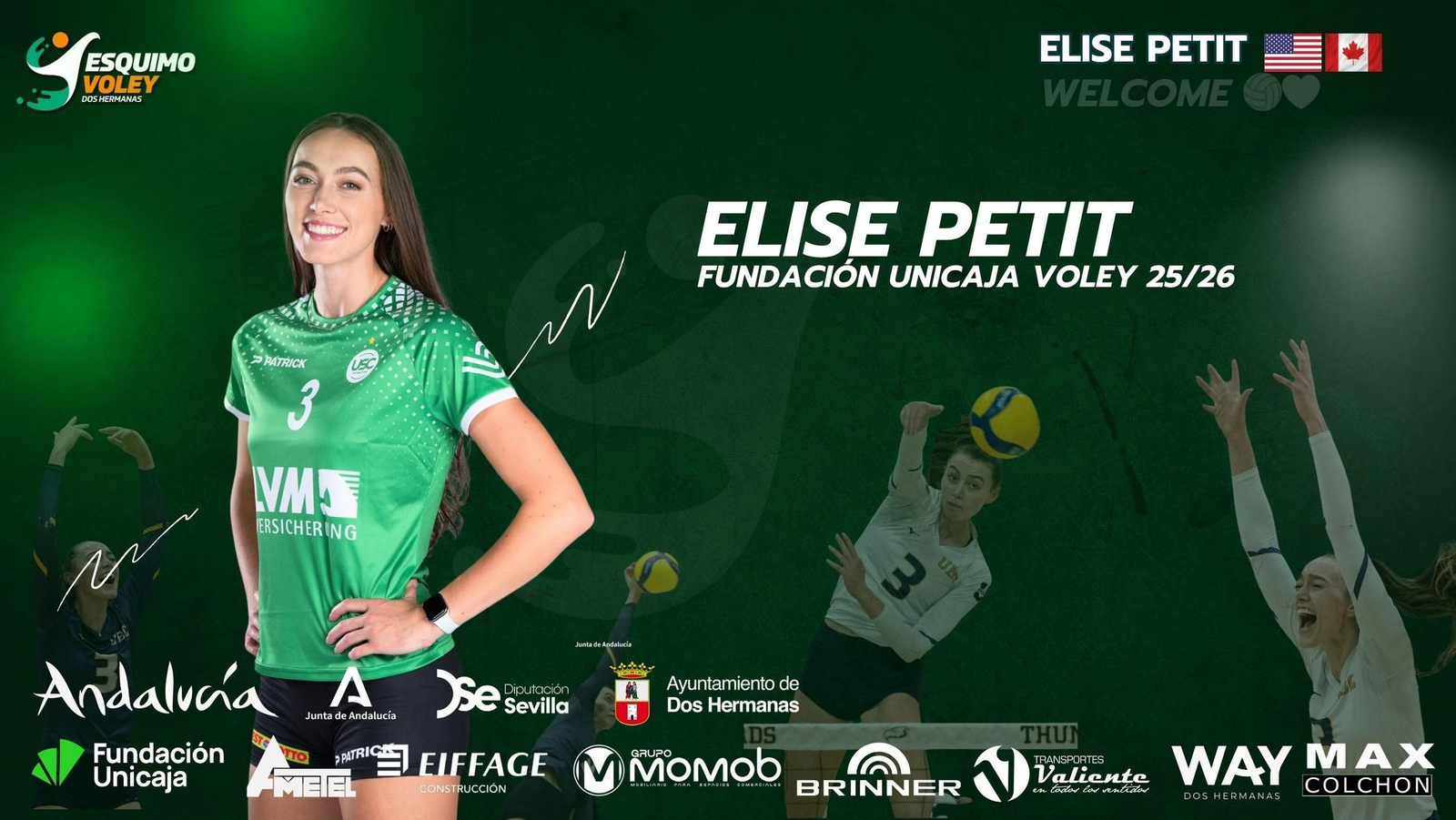 Anuncio del fichaje de Elise Petit