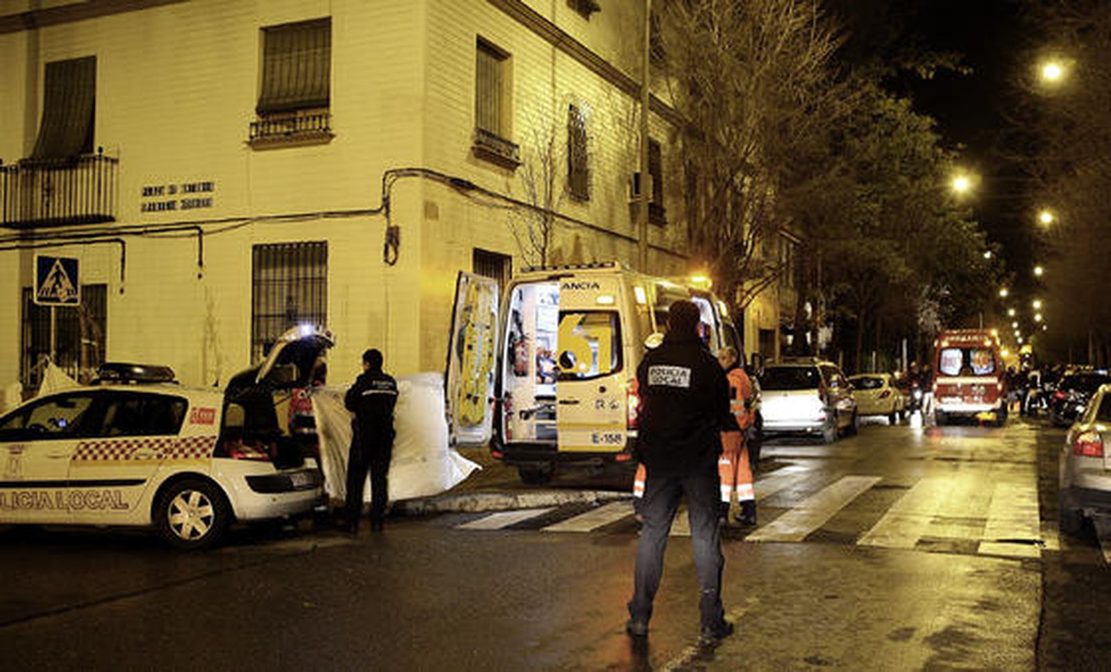 Imagen de la residencia en el momento del incendio.

Foto: Antonio Pizarro / EFE