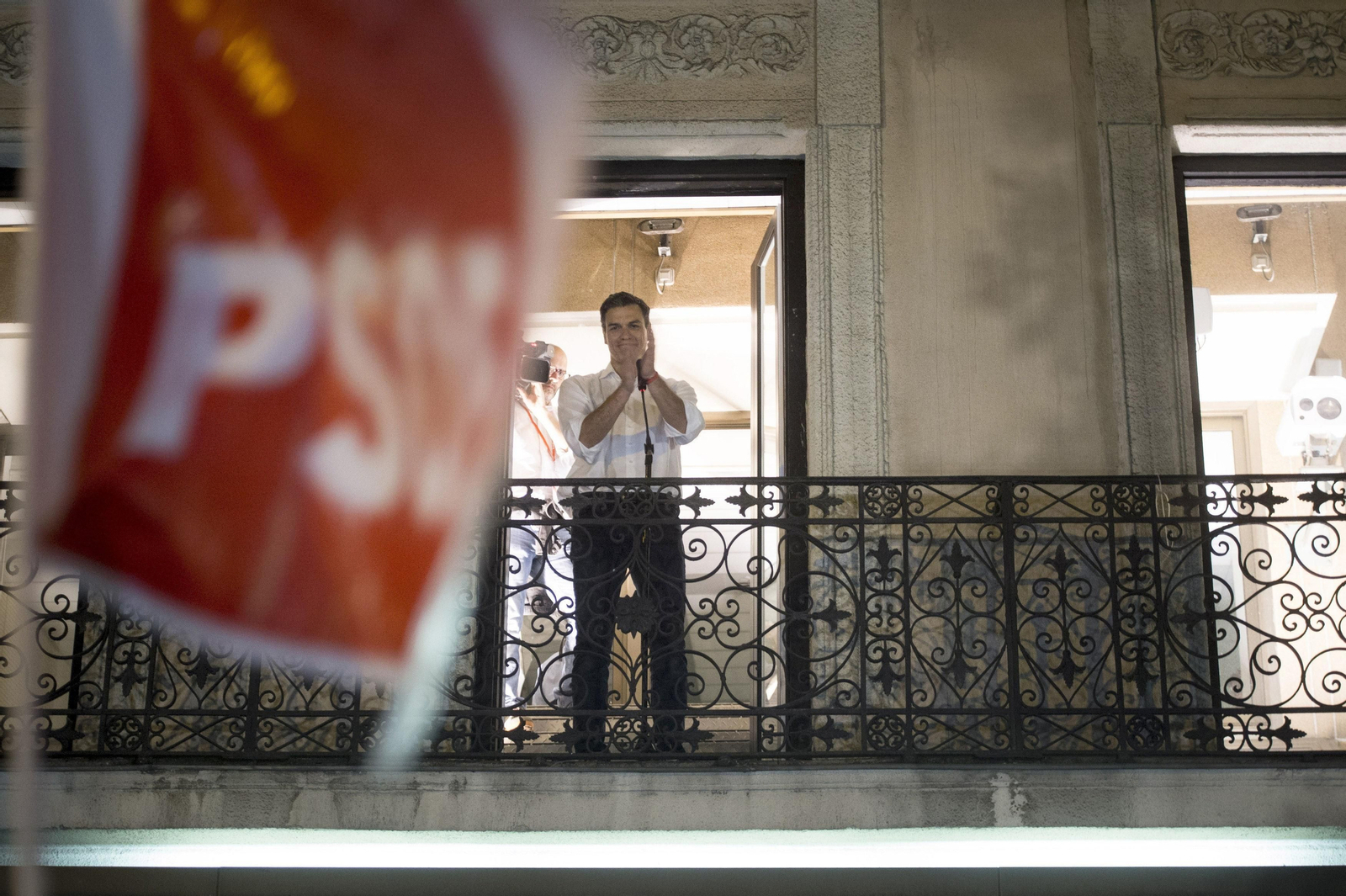 La jornada electoral de la primarias socialistas, en imágenes.