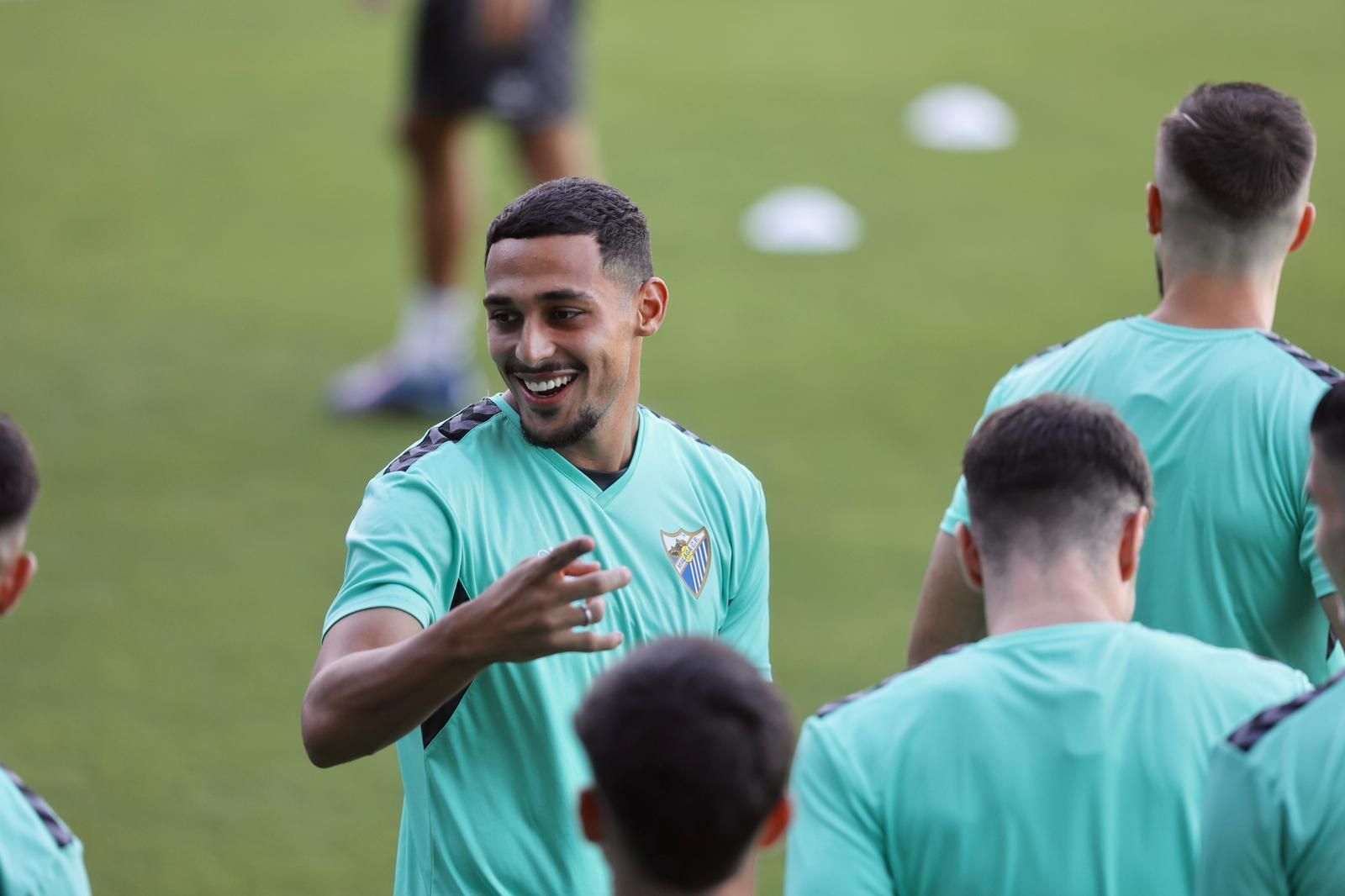 El Málaga CF prepara con buen ambiente el duelo ante el San Fernando