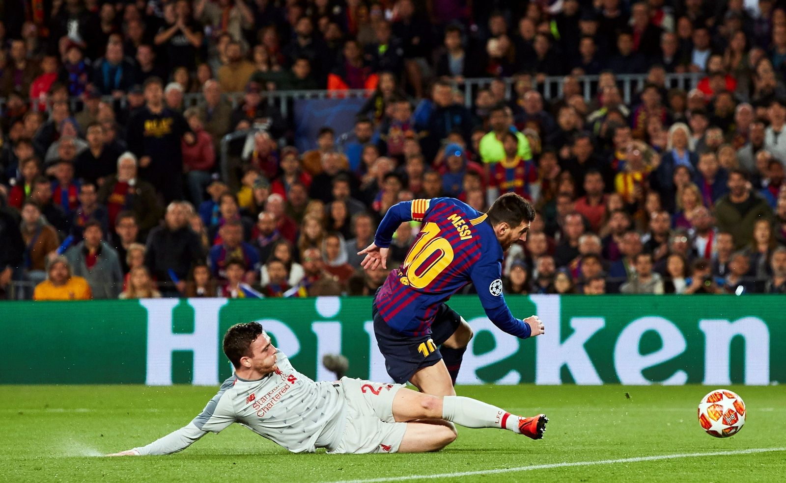 Las imágenes del Barça - Liverpool de semifinales de Champions League