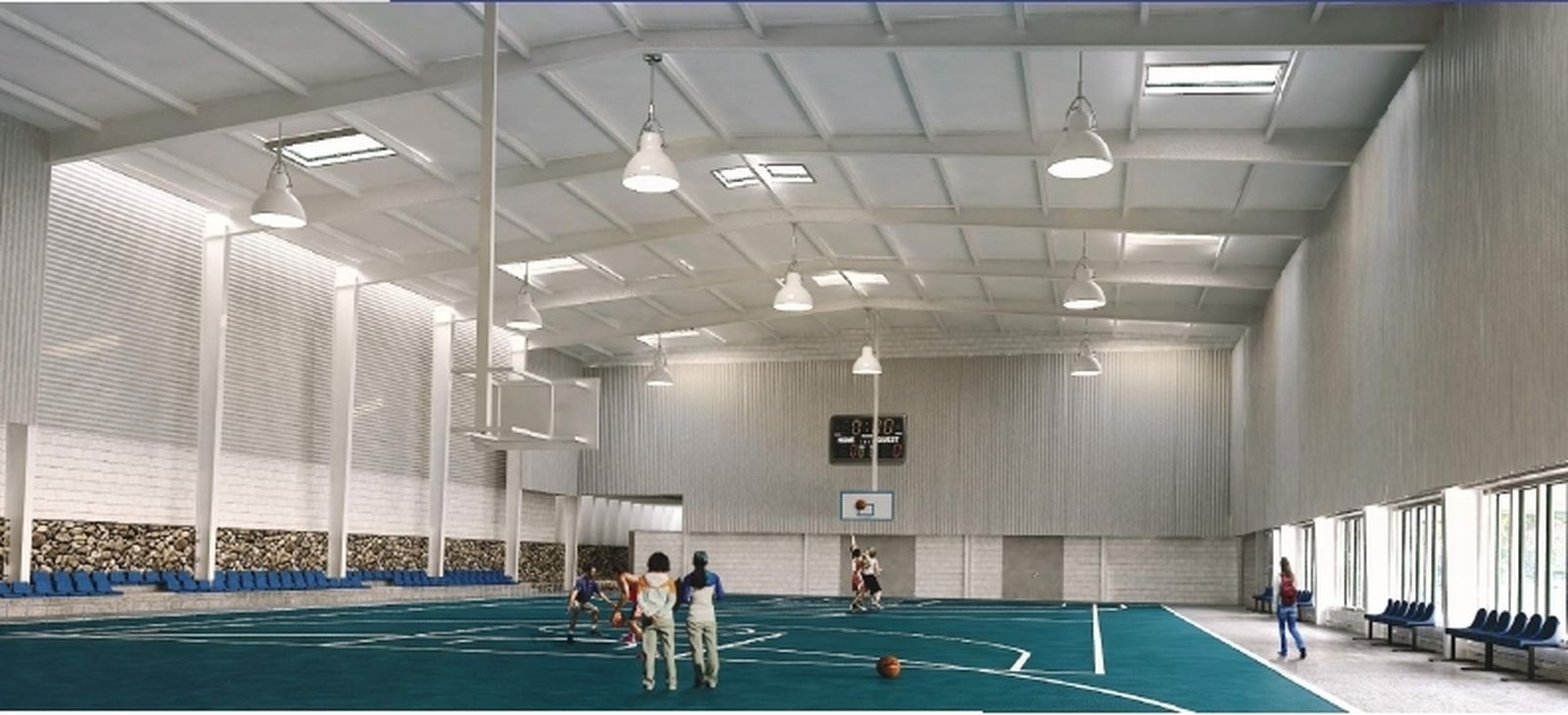 El nuevo pabellón motrileño contará con una altura de nueve metros