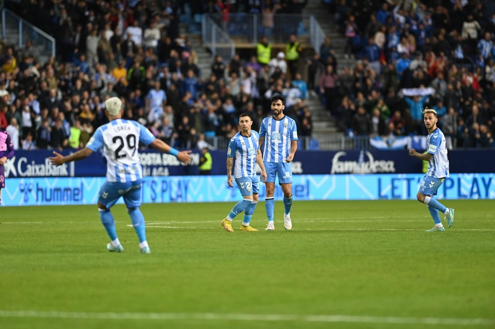 El Málaga CF - Tenerife, en fotos