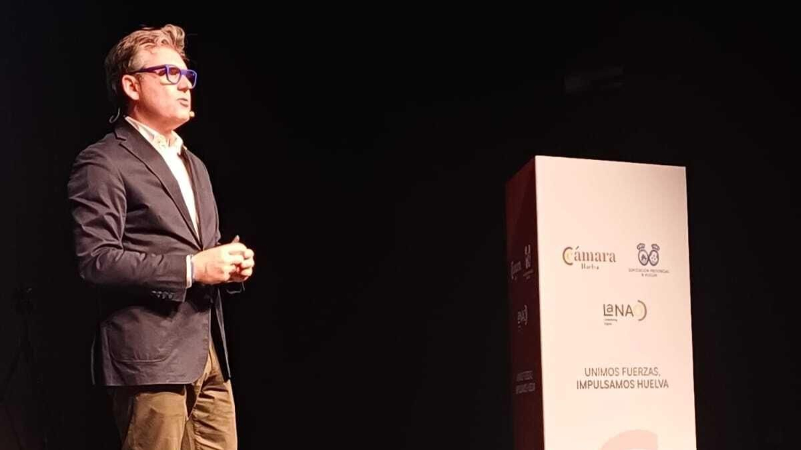 El reconocido analista económico y divulgador tecnológico Marc Vidal, en la conferencia.