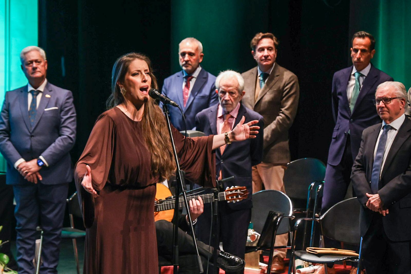 Fotografías del acto de entrega de las Banderas de Andalucía con motivo del 28F