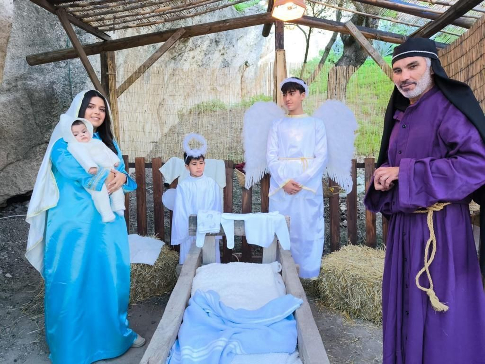 Las imágenes del belén viviente de Espera