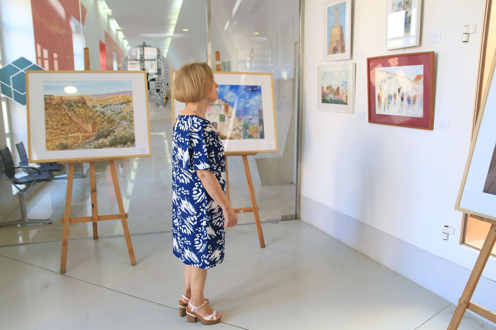 Exposición de acuarela y fotografía del Foro Almería Centro