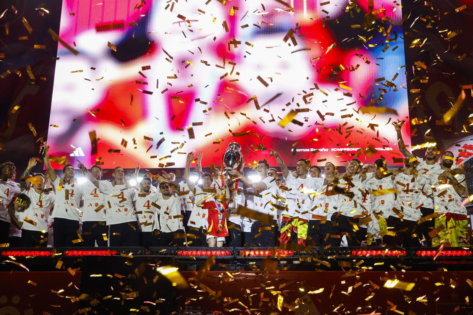Las fotos de la celebración de España como campeona de la Eurocopa en Madrid