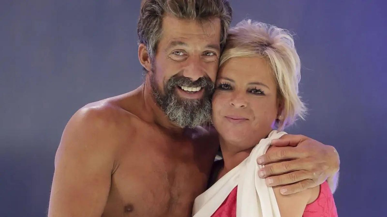 José Luis con su mujer, Irma