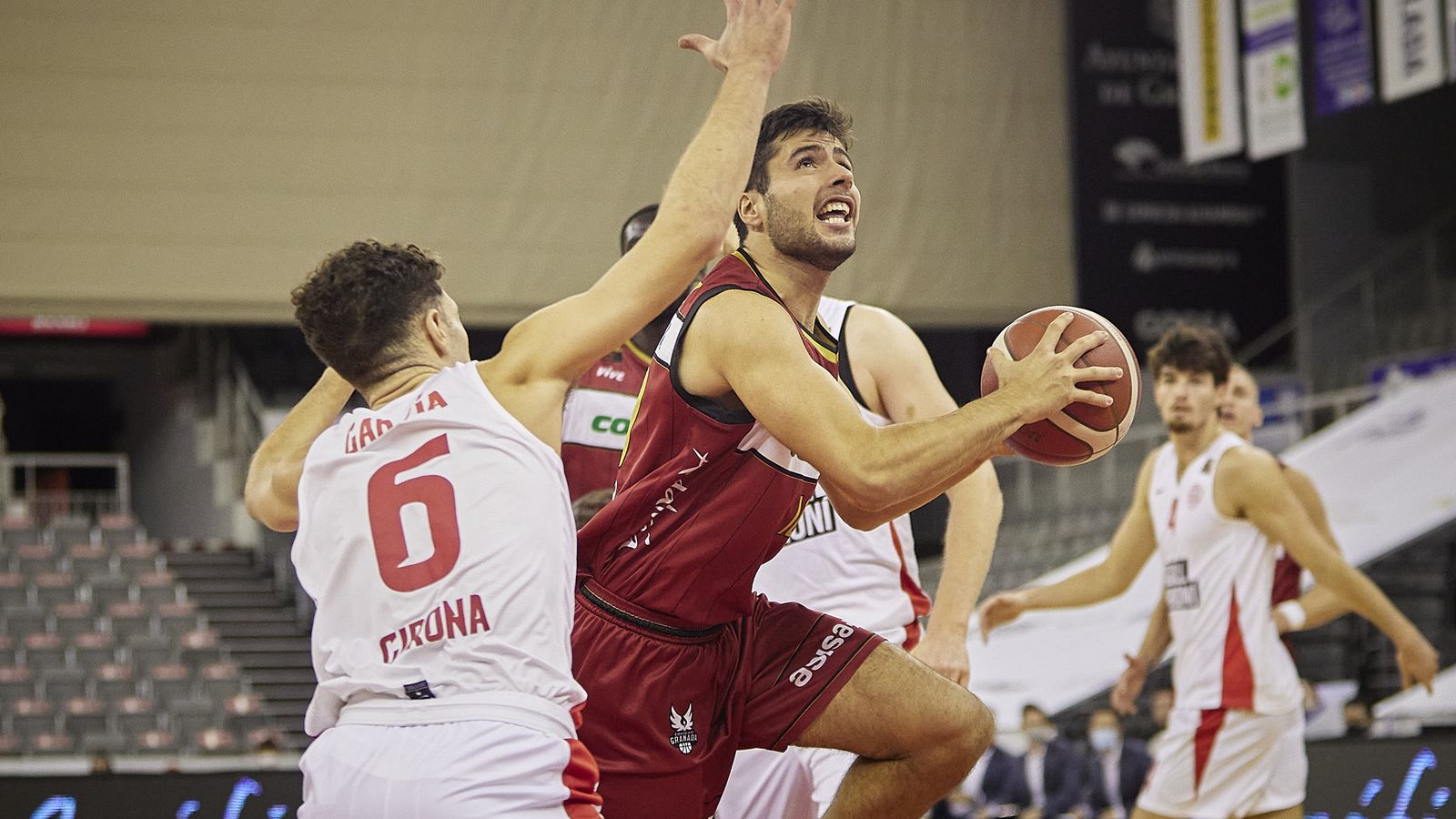 Germán Martínez cuajó un gran encuentro ante Girona.