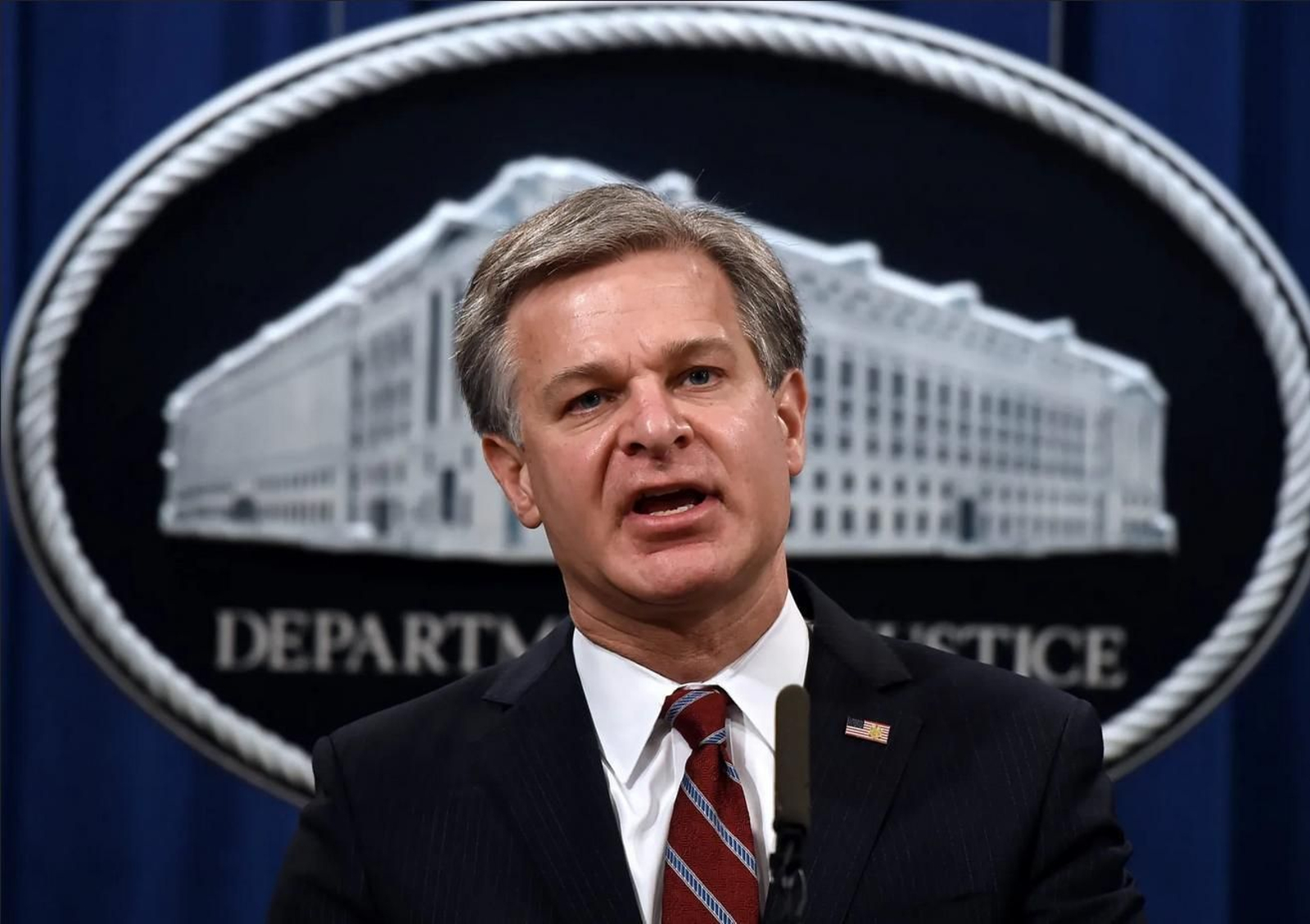 Christopher Wray, director del FBI.