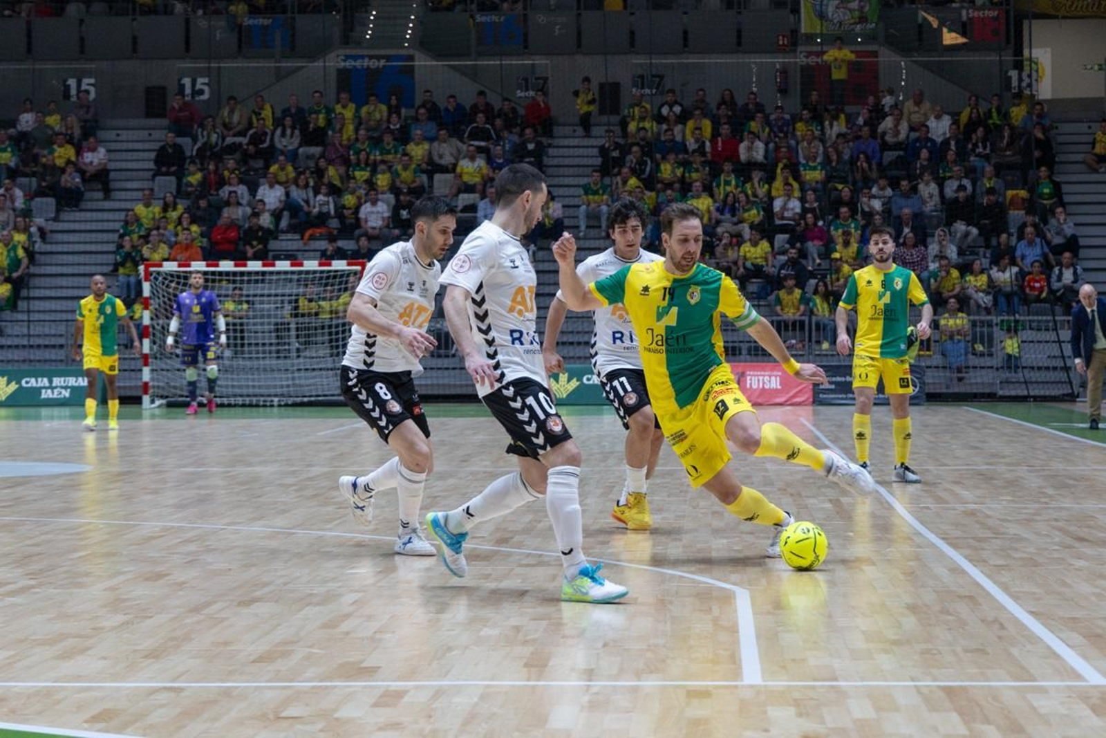 Jaén Paraíso Interior FS contra  ATP Ilum. Ribera Navarra FS