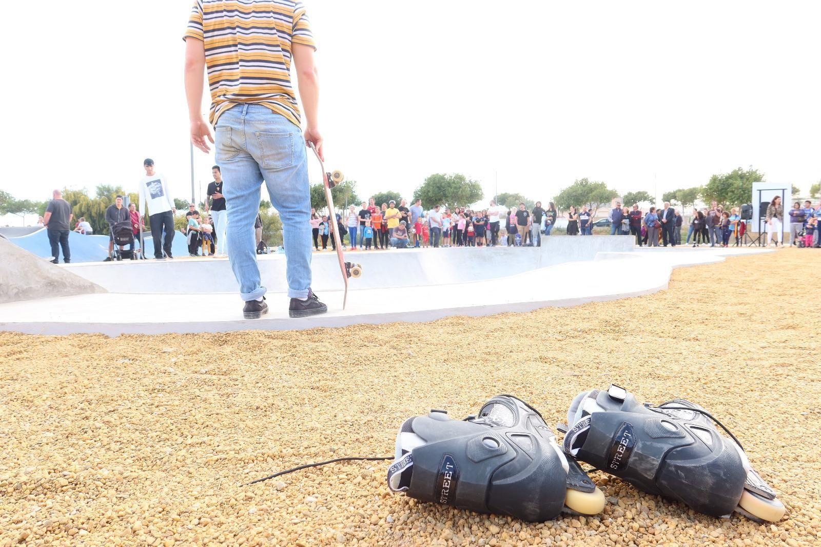 Inauguración del nuevo skate park en el Parque de la Rambla de Vera