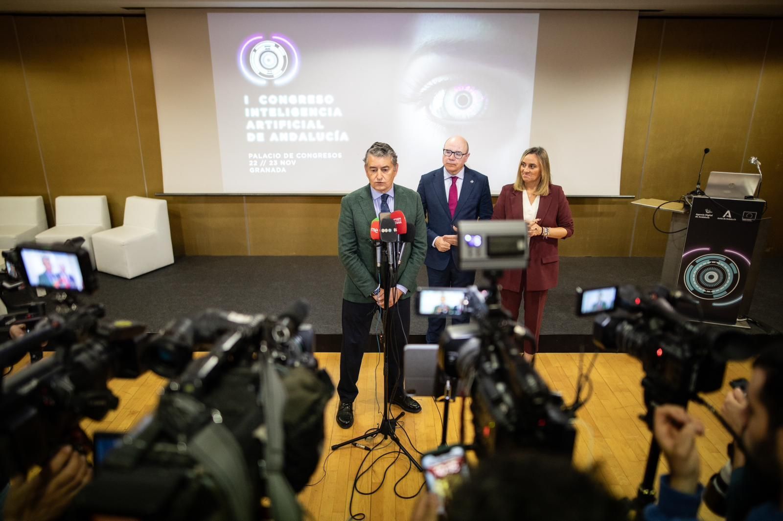 La primera jornada del I Congreso Internacional de IA Andalucía, en imágenes