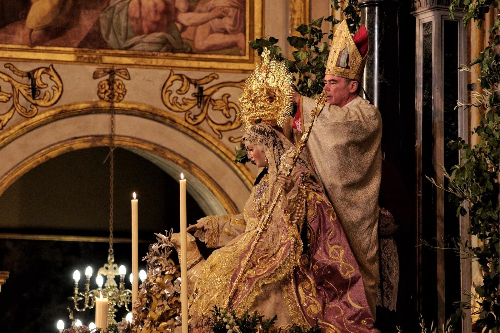 Las fotos de la coronación de la Divina Pastora de Málaga