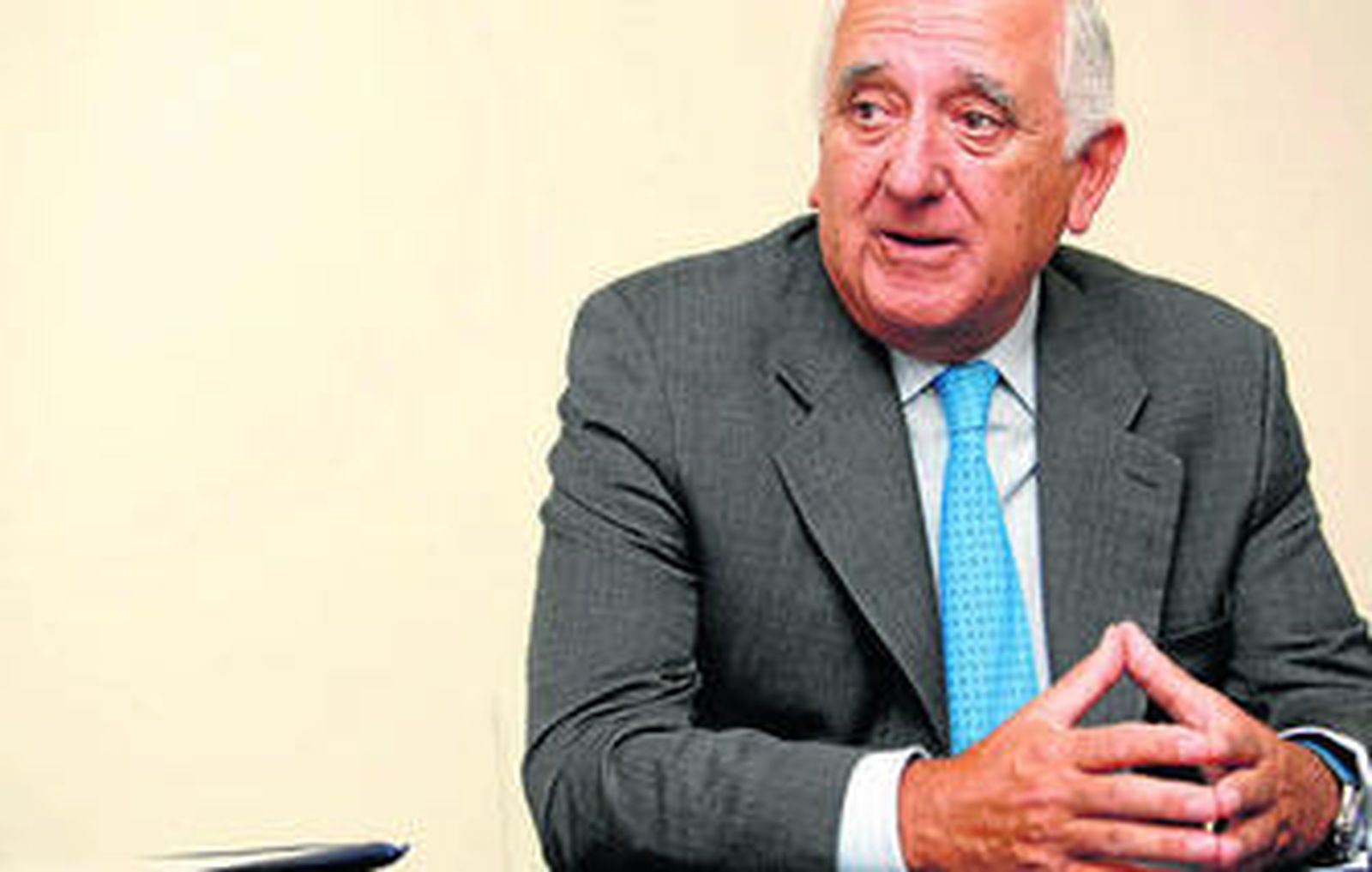 El presidente de la patronal andaluza CEA, Santiago Herrero.