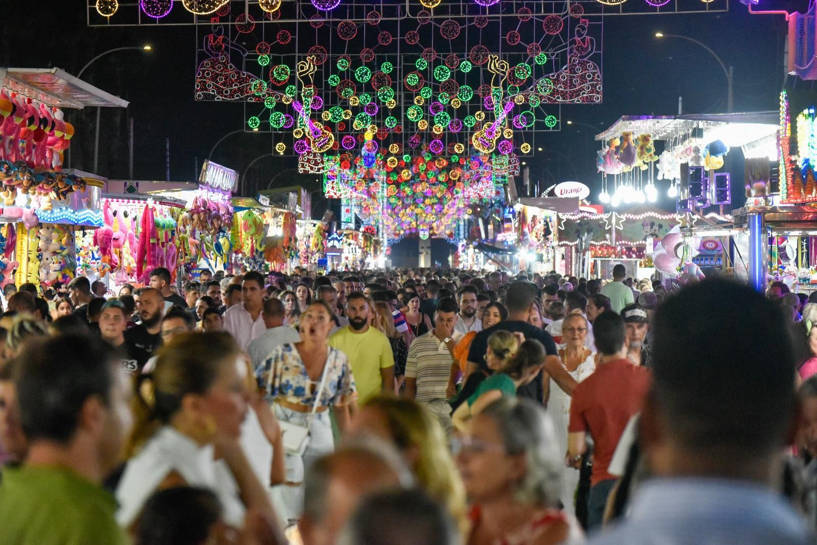 Ambiente en la Feria de La Línea