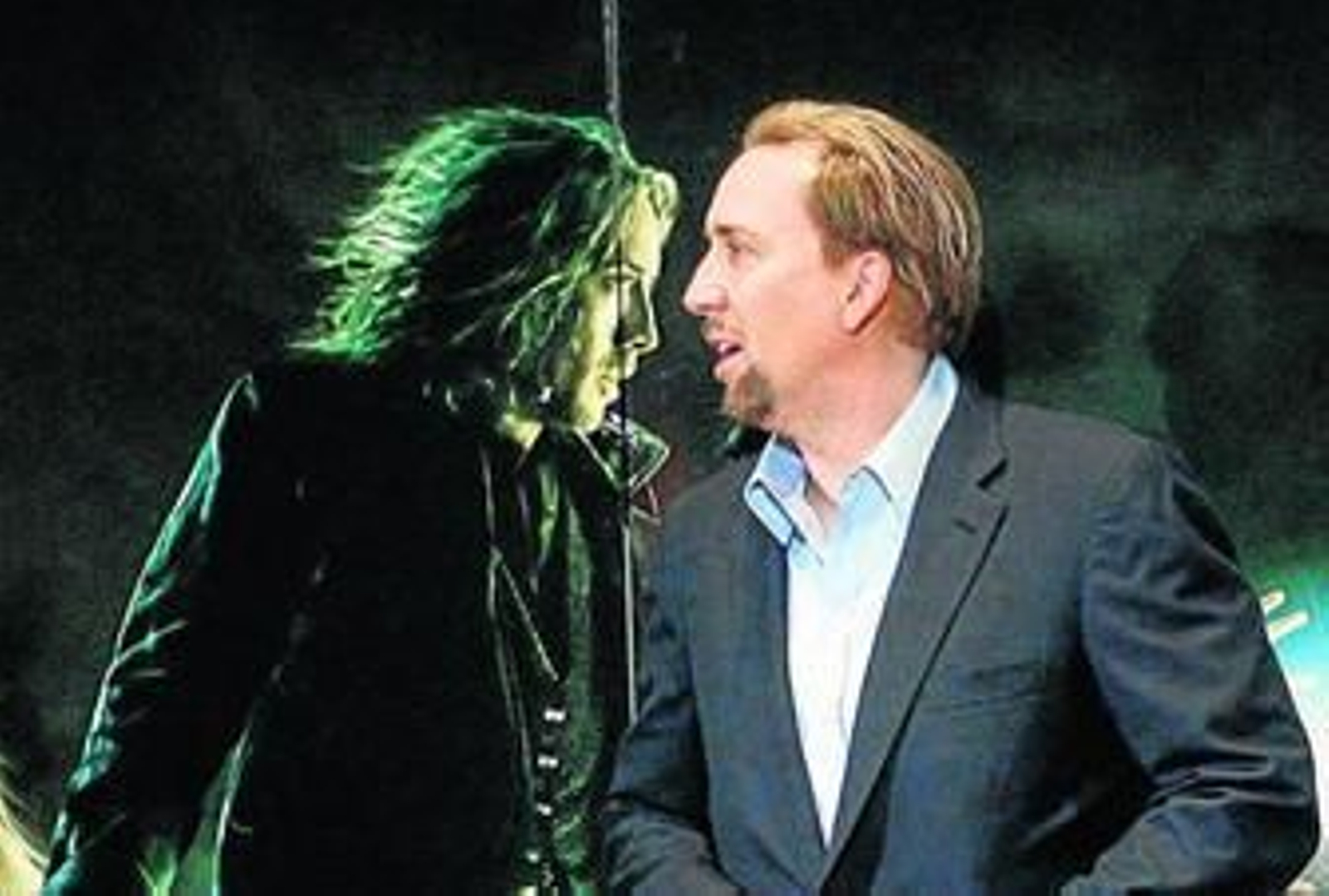 Nicolas Cage, ayer, en Barcelona, durante la promoción de 'El aprendiz de brujo'.