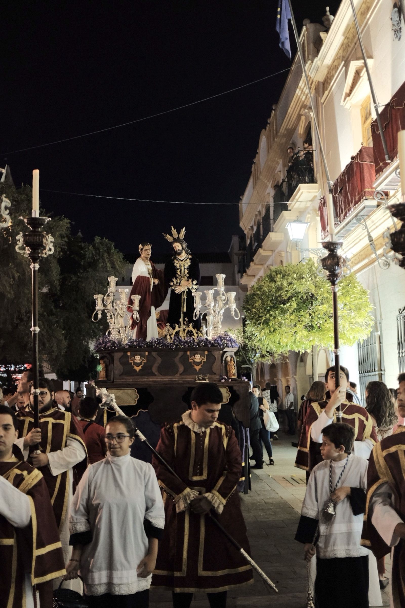 Procesión extraordinaria del Cristo de la Humildad.