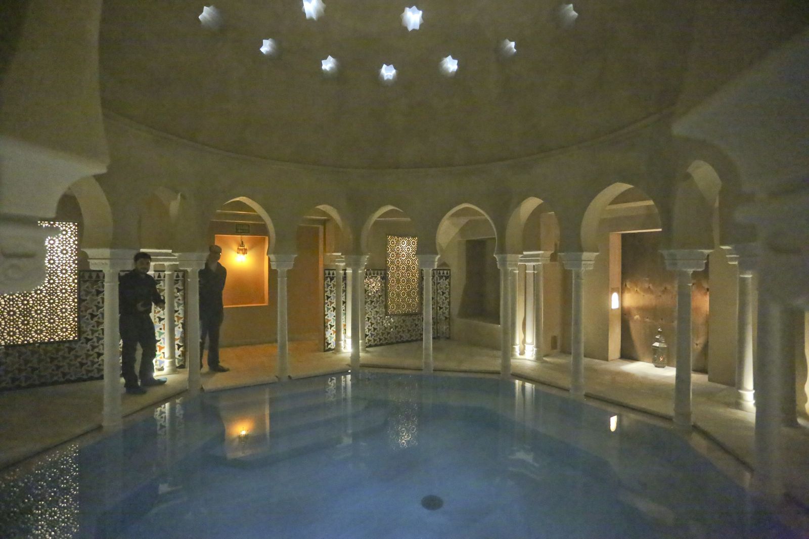 Baños árabes Hamman Al Ándalus, en la céntrica Plaza de los Mártires.