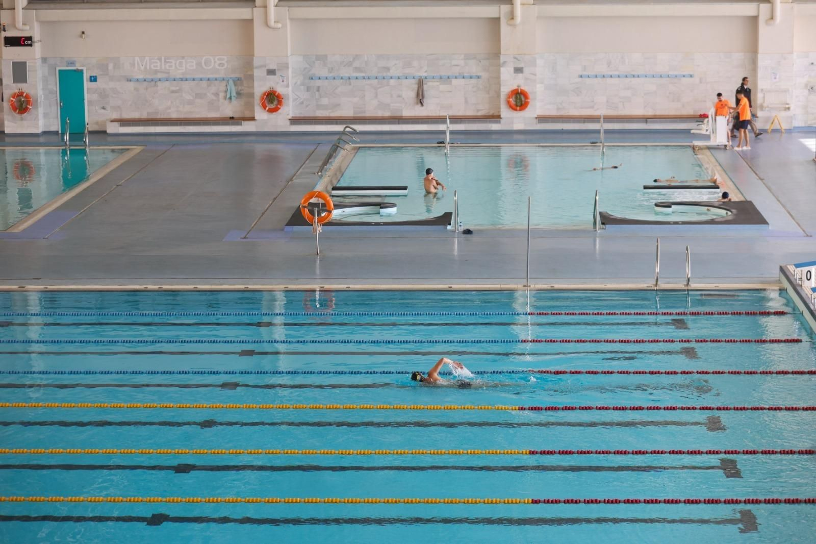 La reapertura de la piscina de 50 metros de Inacua, en imágenes