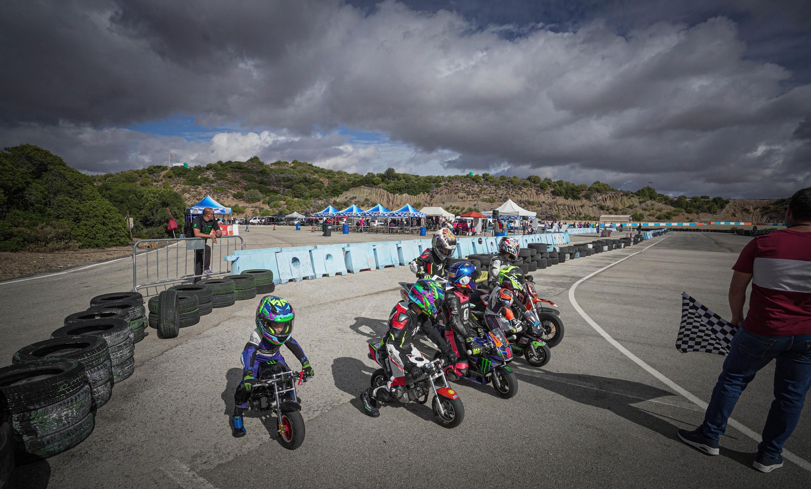Imágenes de Rodada Solidaria en el Circuito de Jerez