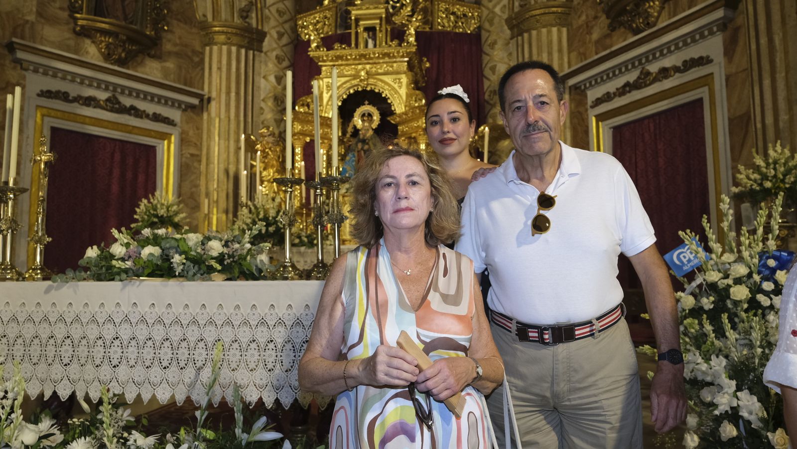 Imágenes de la ofrenda floral a la Virgen del Mar. Feria de Almería 2022